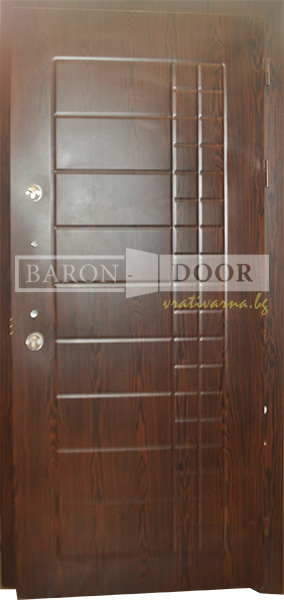 1001M BRN метална входна врата